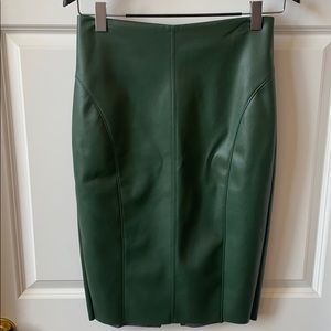 Women leather skirt